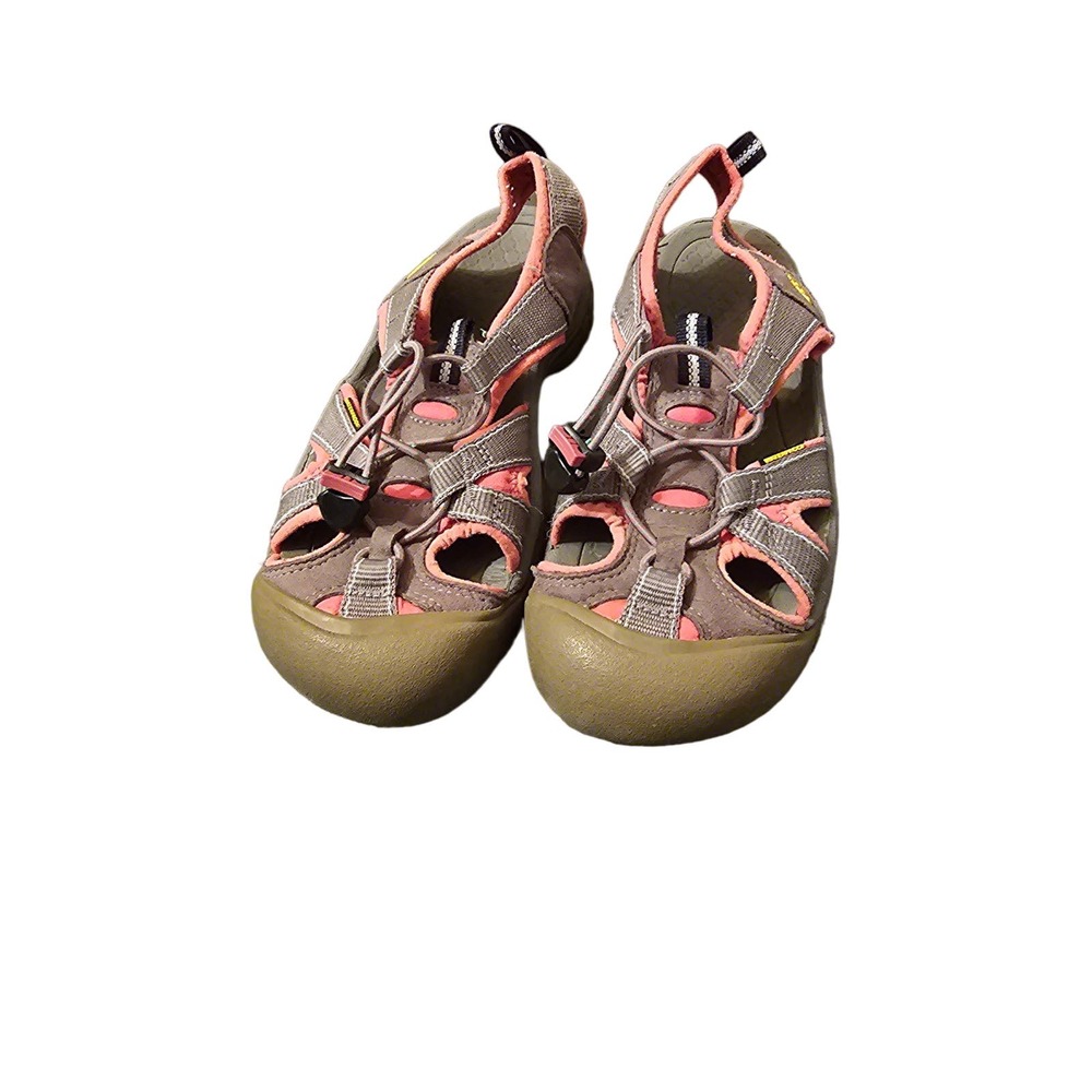 Keen‎ Clearwater CNX Women's Size 8 Hiking Sandals Pink Brown Leather Shoes
